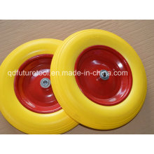 PU Foaming Rubber Wheel Size 400-8, 16*400-8 Tire Wheels